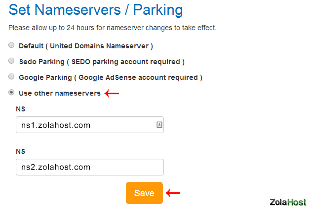 How To Change Nameserver In United Domains 3