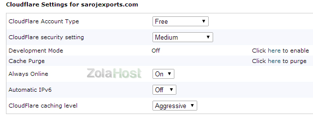 How Enable CloudFlare From cPanel Step - 7