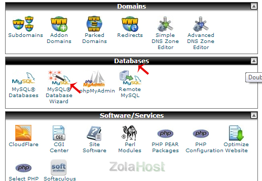 How To Create Database In cPanel - Step 2