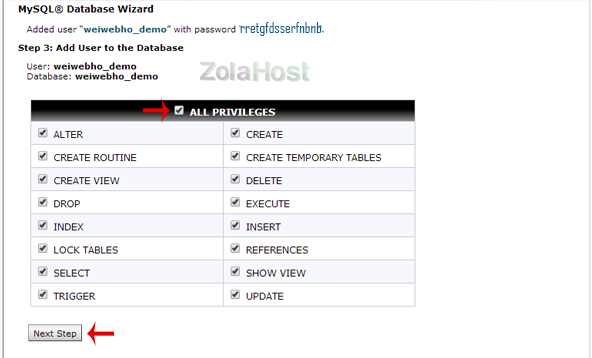 How To Create Database In cPanel - Step 5