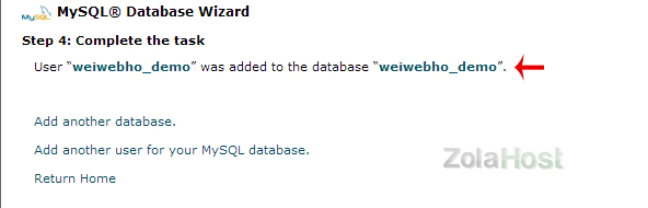 How To Create Database In cPanel - Step 6