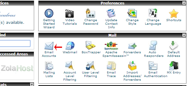 How To Create An Email Account In cPanel - Step 1