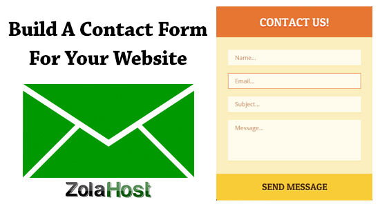 Create A Contact Form For Websites