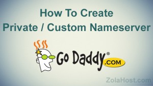 Create Custom / Private Nameserver in GoDaddy
