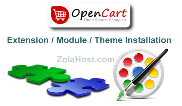 OpenCart Theme Module Extension Installation