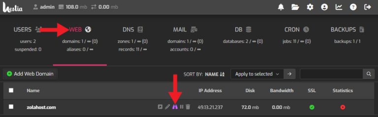 How to Check Website's Error Log In Hestia Control Panel (HestiaCP)?